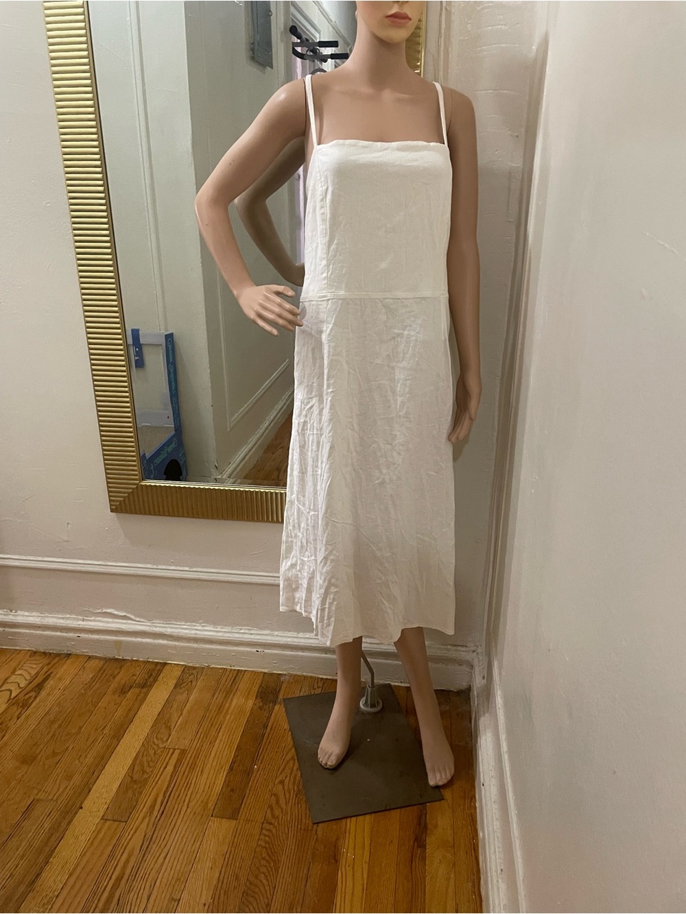 wild fable White Spaghetti Strap Midi Slip Dress